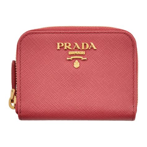 prada zip wallet mini|prada billfold wallet.